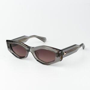 Valentino Men Sunglasses Translucent Grey Rose Irregular V - TRE VLS-101C-51